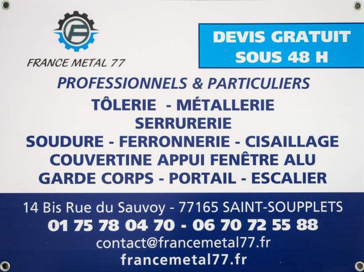 Entreprise de métallerie - Seine-et-Marne