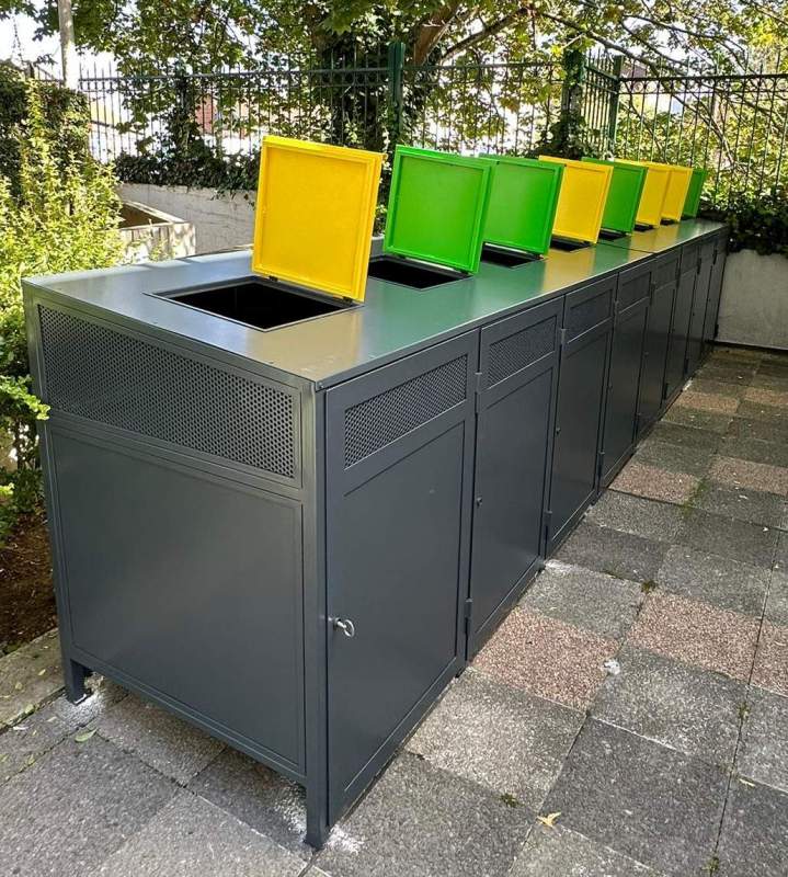 Modules métalliques de tri sélectif