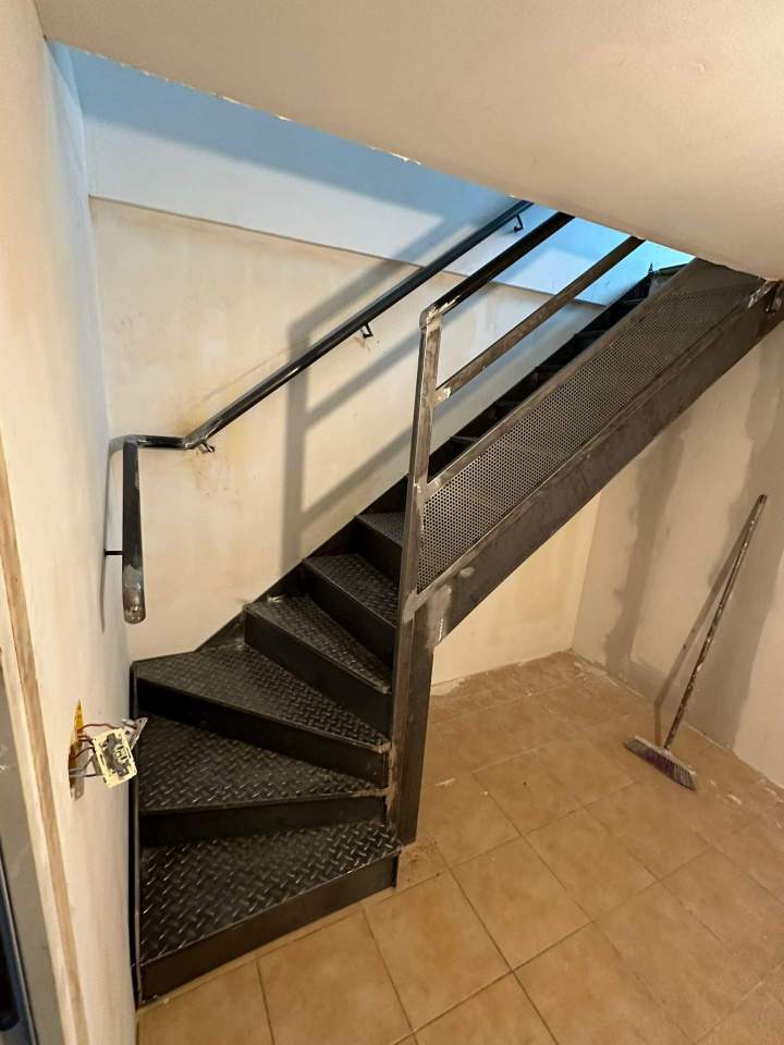Création escalier métallique